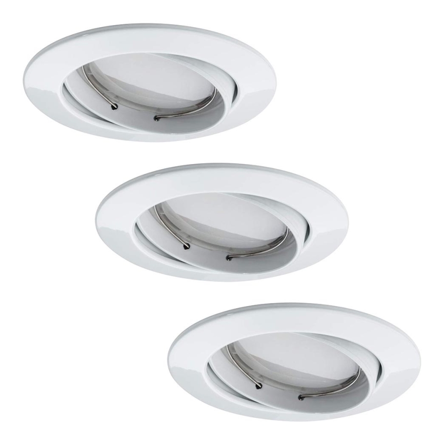 Paulmann 92775 - CONJUNTO 3xLED/6,8W Luz encastrada de casa de banho PREMIUM LINE 230V