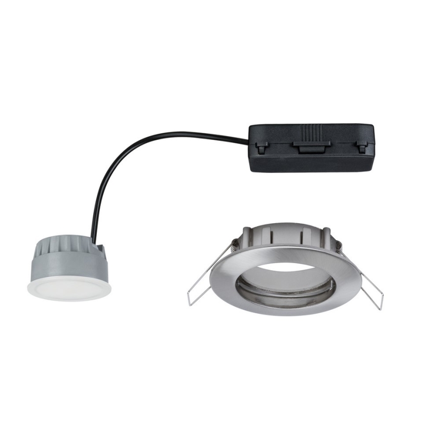 Paulmann 92826 - LED/7W Foco de encastrar de casa de banho com regulação COIN 230V IP44