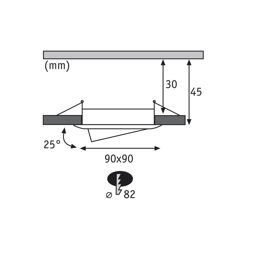 Paulmann 92839 - CONJUNTO 3x LED/7W IP23 Focos de encastrar para casa de banho com regulação COIN 230V