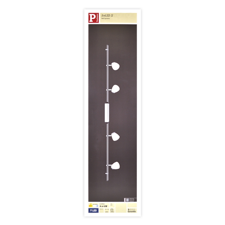 Paulmann 95196 - 4xLED/4W Foco ICE 230V