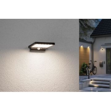 Paulmann 95393 - LED/4W IP44 Iluminação de parede solar com regulação e sensor SOLVEIG 3,7V