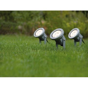 Paulmann 98845 - CONJUNTO 3x LED/3W IP65 Holofote GARDENSPOT 230V