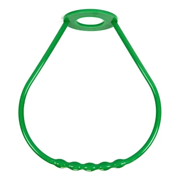 Pega de candelabro plástico verde
