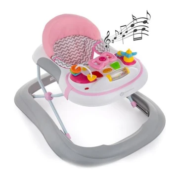 PETITE&MARS - Andador de bebés com melodia MONTY rosa