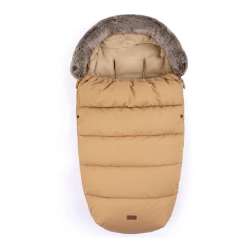 PETITE&MARS - Puff 4 em 1 COMFY Elegant Caramel/Beige castanho