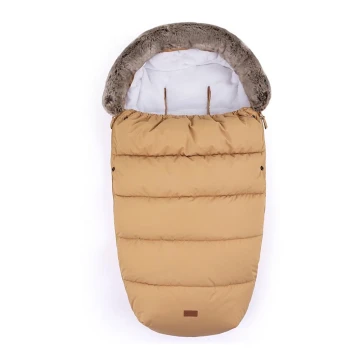 PETITE&MARS - Puff 4 em 1 COMFY Elegant Caramel/White castanho