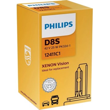 Philips 12411C1 - Lâmpada xénon para automóveis Xenon Vision D8S PK32d-1/25W/42V 4500K