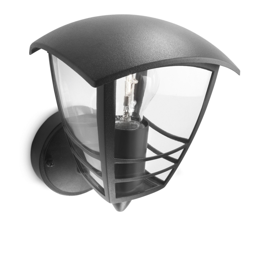 Philips 15380/30/16 - Luz de parede de exterior MYGARDEN CREEK 1xE27/60W/230V IP44