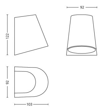 Philips - Iluminação exterior LED 1xLED/3W/230V IP44