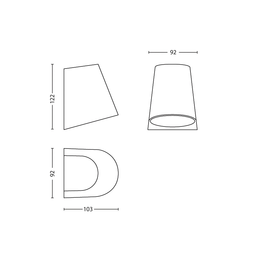 Philips - Iluminação exterior LED 1xLED/3W/230V IP44