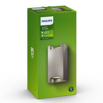 Philips - Luz de parede de exterior 2xGU10/5W IP44