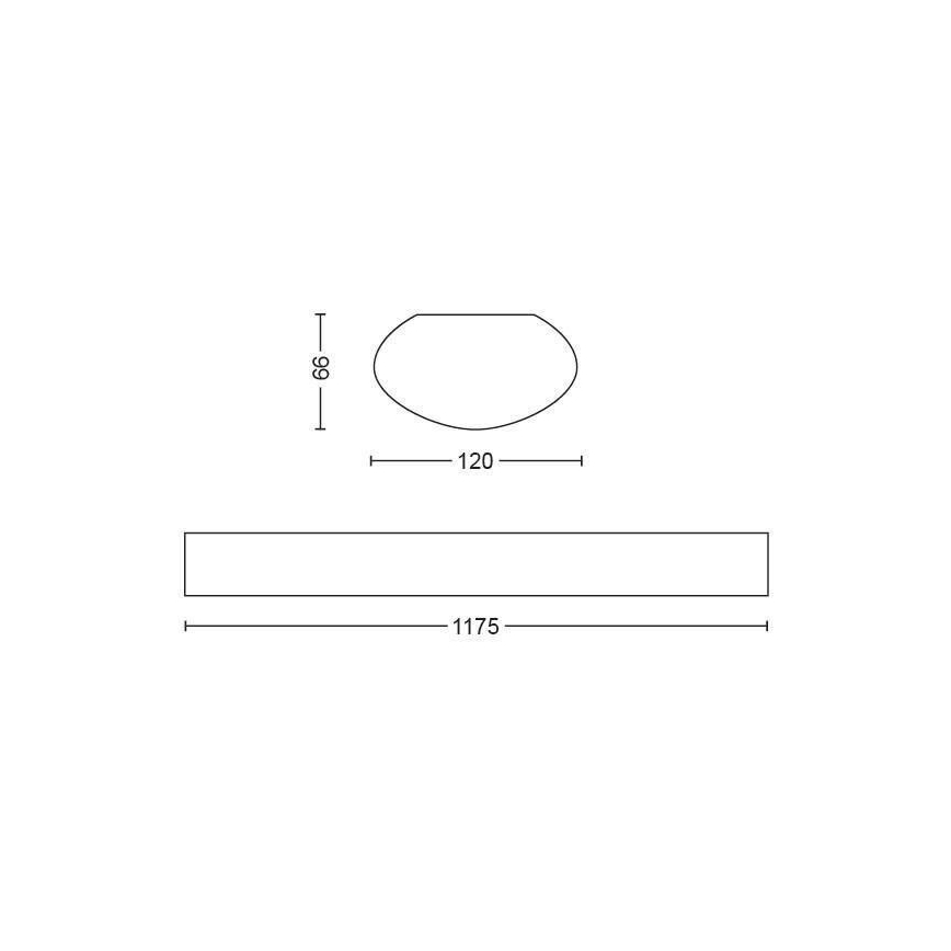 Philips 31247/31/P0 - Iluminação fluorescente técnica LED AQUALINE LED/50W/230V IP65