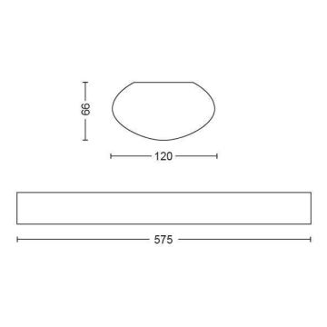 Philips 31248/31/P0 - Iluminação técnica LED AQUALINE LED/24W/230V IP65