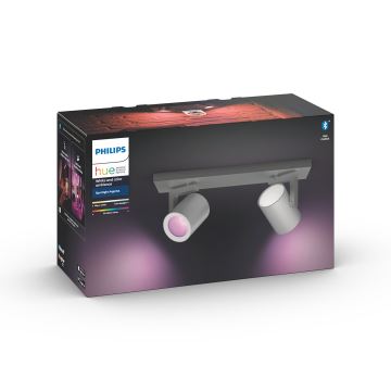 Philips - LED RGBW Foco com regulação Hue ARGENA 2xGU10/5,7W/230V