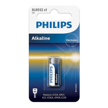 Philips 8LR932/01B - Pilha alcalina 8LR932 MINICELLS 12V 50mAh