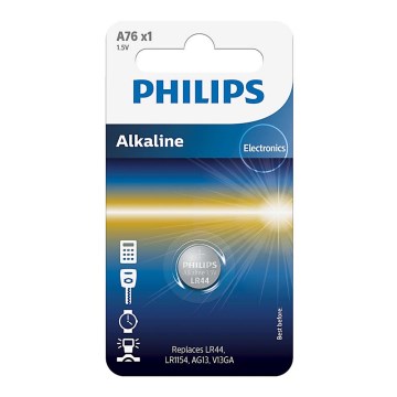 Philips A76/01B - Pilha alcalina de botão MINICELLS 1,5V 155mAh