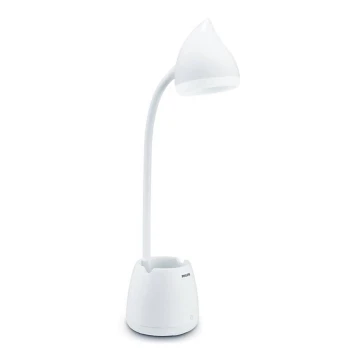 Philips - Candeeiro de mesa táctil LED com regulação HAT LED/4,5W/5V 3000/4000/5700K CRI 90