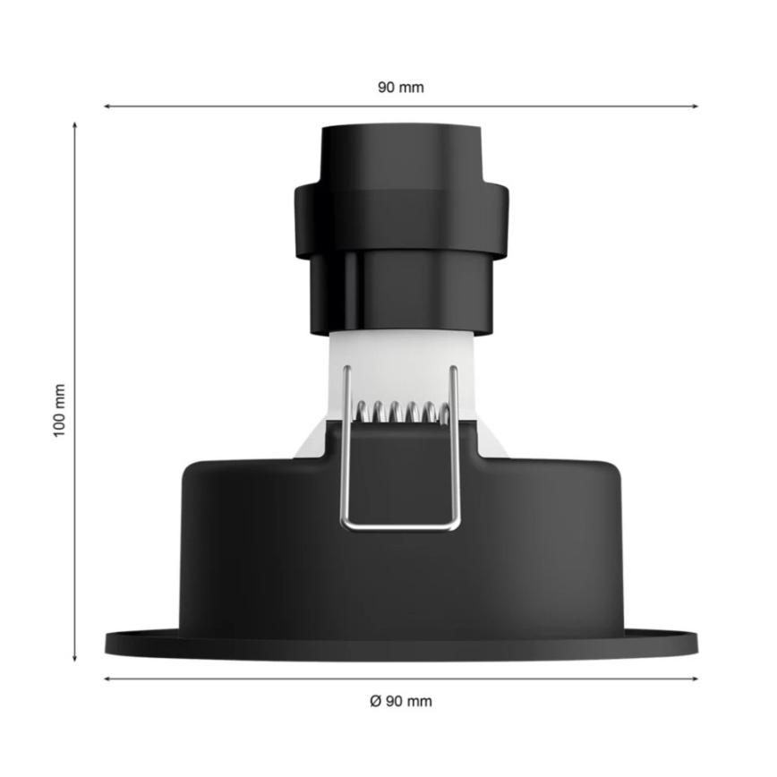 Philips - CONJUNTO 3x Focos LED embutidos com regulação Hue MILLISKIN 1xGU10/4,2W/230 2200-6500K