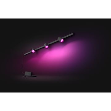 Philips- CONJUNTO 3x Iluminação para sistema de carril LED RGB com regulação Hue PERIFO LED RGB/15,6W/230V 2000-6500K