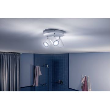 Philips - Foco de casa de banho LED com regulação Hue ADORE 3xGU10/5W/230V IP44 + CR