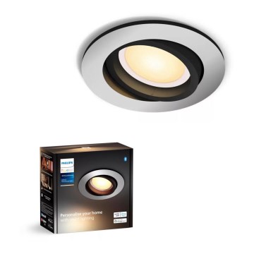 Philips - Foco de encastrar LED com regulação Hue MILLISKIN 1xGU10/4,2W/230V 2200-6500K