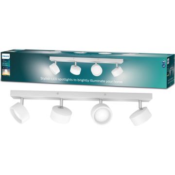 Philips - Foco LED 4xLED/5,5W/230V branco