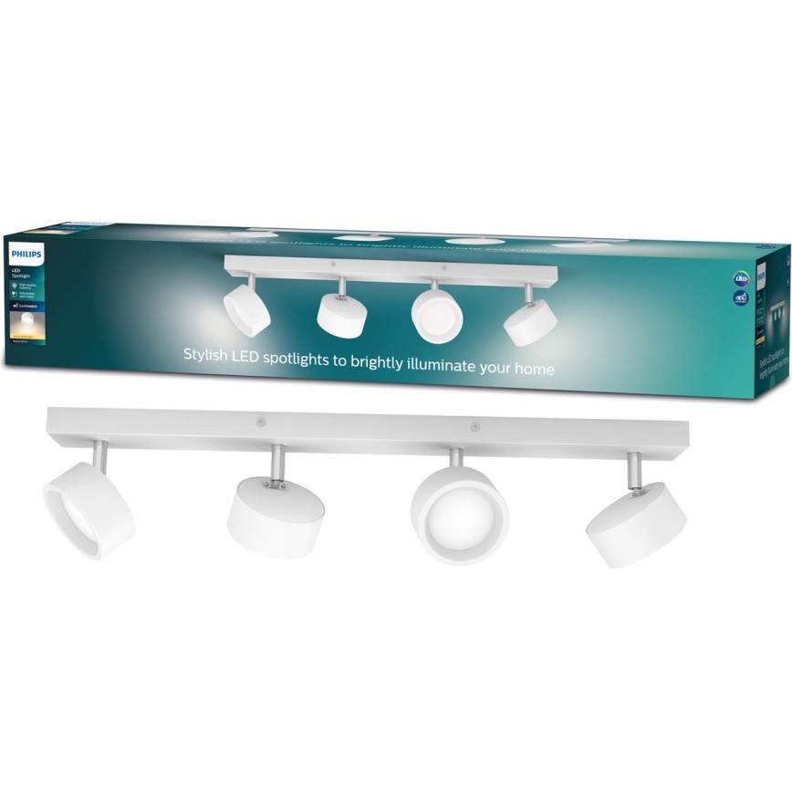 Philips - Foco LED 4xLED/5,5W/230V branco