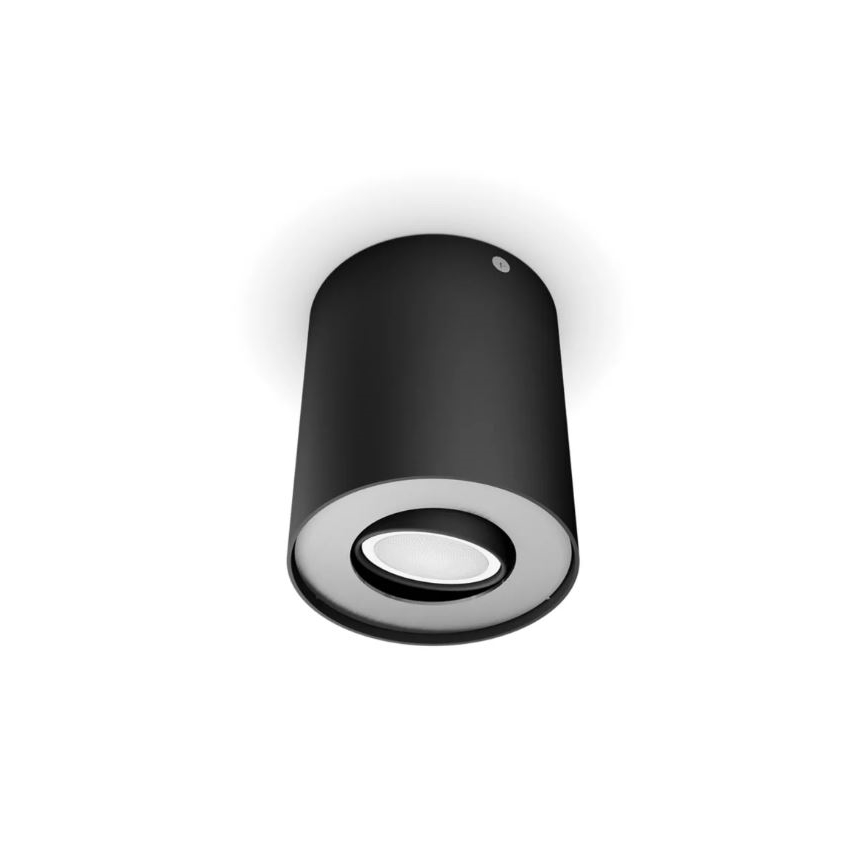 Philips - Foco LED com regulação Hue PILLAR 1xGU10/4,2W/230V 2200-6500K + comando preto