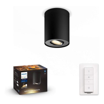 Philips - Foco LED com regulação Hue PILLAR 1xGU10/5W/230V + comando