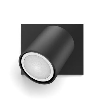 Philips - Foco LED com regulação Hue RUNNER 1xGU10/4,2W/230V 2200-6500K preto