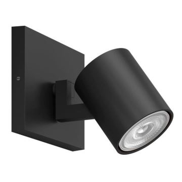 Philips - Foco LED com regulação Hue RUNNER 1xGU10/4,2W/230V 2200-6500K preto