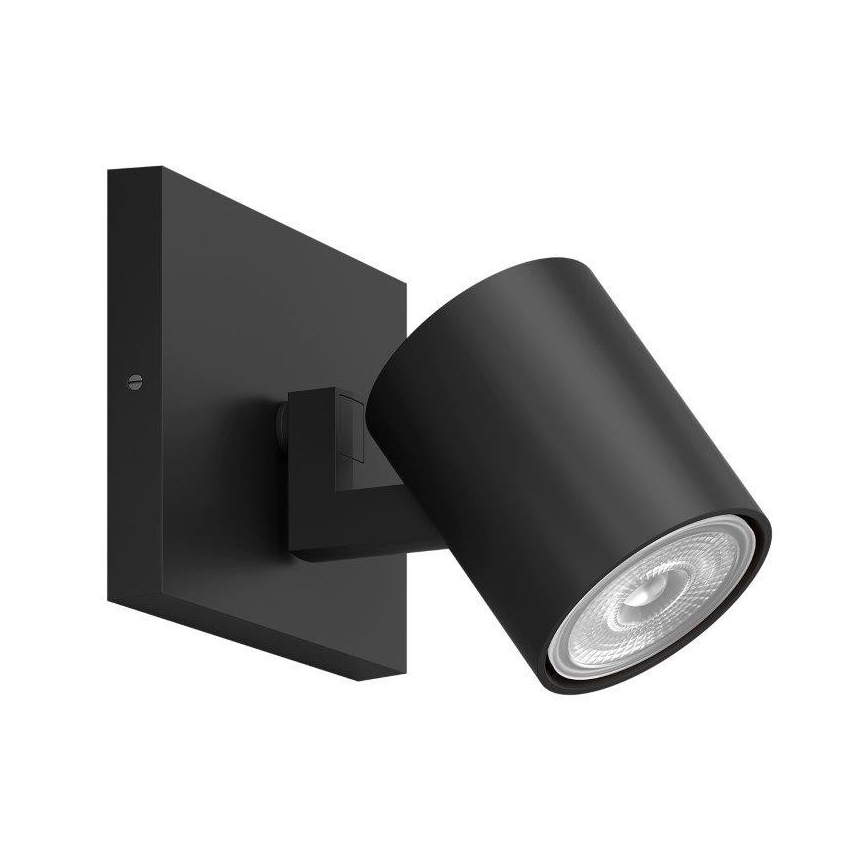 Philips - Foco LED com regulação Hue RUNNER 1xGU10/4,2W/230V 2200-6500K preto