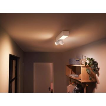 Philips - Foco LED RGBW com regulação Hue CENTRIS 2xGU10/4,2W/230V+ LED/11W