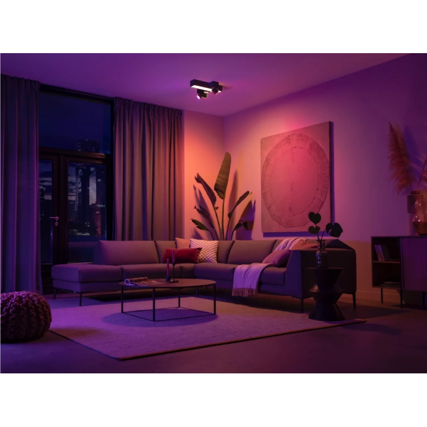 Philips - Foco LED RGBW com regulação Hue CENTRIS 3xGU10/4,2W/230V + LED/11W 2000-6500K