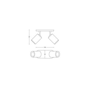 Philips - Foco LED RGBW com regulação Hue FUGATO 2xGU10/4,2W/230V 2000-6500K branco