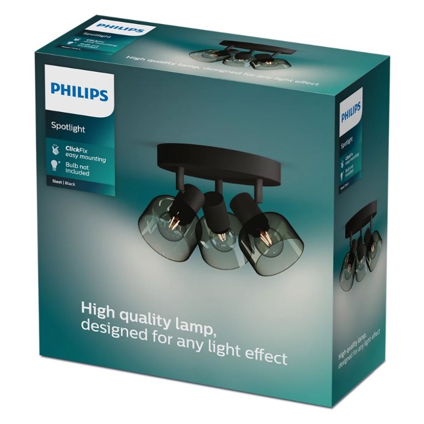 Philips - Foco SLEET 3xE14/25W/230V