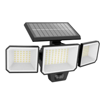 Philips -  Holofote LED solar de parede com sensor NYSIL 3xLED/8,7W/3,7V IP65