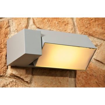 Philips - Iluminação de parede exterior BORDER 1xE27/23W/230V IP44 cinzenta