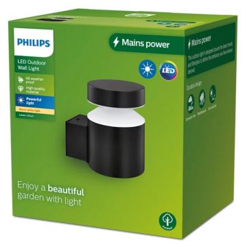 Philips - Iluminação de parede exterior LED LAVEN LED/6W/230V 2700K IP44