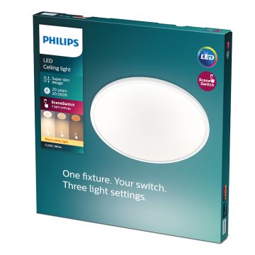 Philips - Iluminação de teto LED com regulação CLEAR 1xLED/18W/230V 2,700K