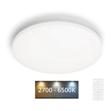 Philips - Iluminação de teto LED com regulação LED/24W/230V 2700-6500K + controlo remoto