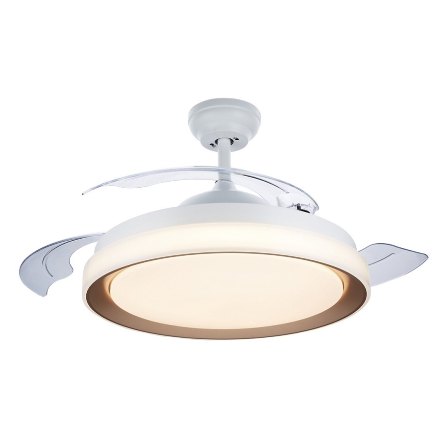 Philips-Iluminação de teto LED com ventoinha LED/35W/230V 5500/4000/2700K + comando dourado