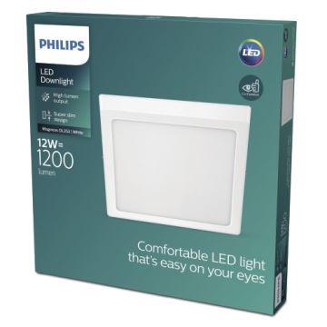 Philips - Iluminação de teto LED LED/12W/230V 2700K branca