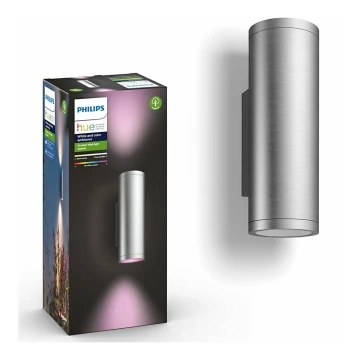 Philips - LED RGBW Iluminação de parede exterior com regulação Hue APPEAR 2xLED/8W/230V IP44