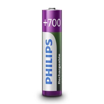 Philips R03B4A70/10 - 4 pçs Pilha recarregável AAA MULTILIFE NiMH/1,2V/700 mAh