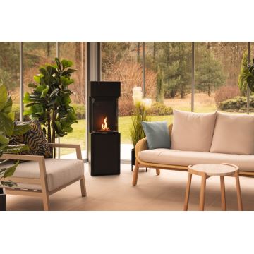 Planika - Lareira BIO com comando 126,2x40 cm 3,5kW/230V preto