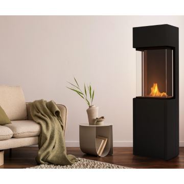 Planika - Lareira BIO com comando 126,2x40 cm 3,5kW/230V preto