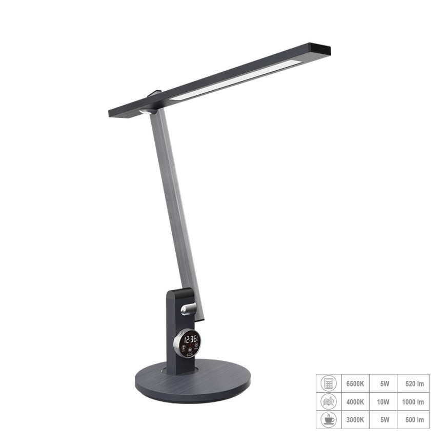 Prezent 31215 - LED Regulação táctil flexible candeeiro de mesa com uma ecrã PUNK LED/12W/230V 3000-6500K