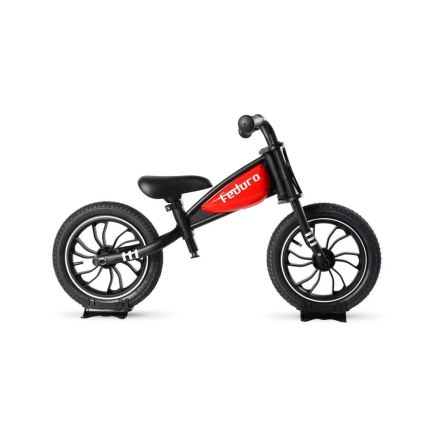 QPlay - Bicicleta de empurrar FEDURO preto/vermelho