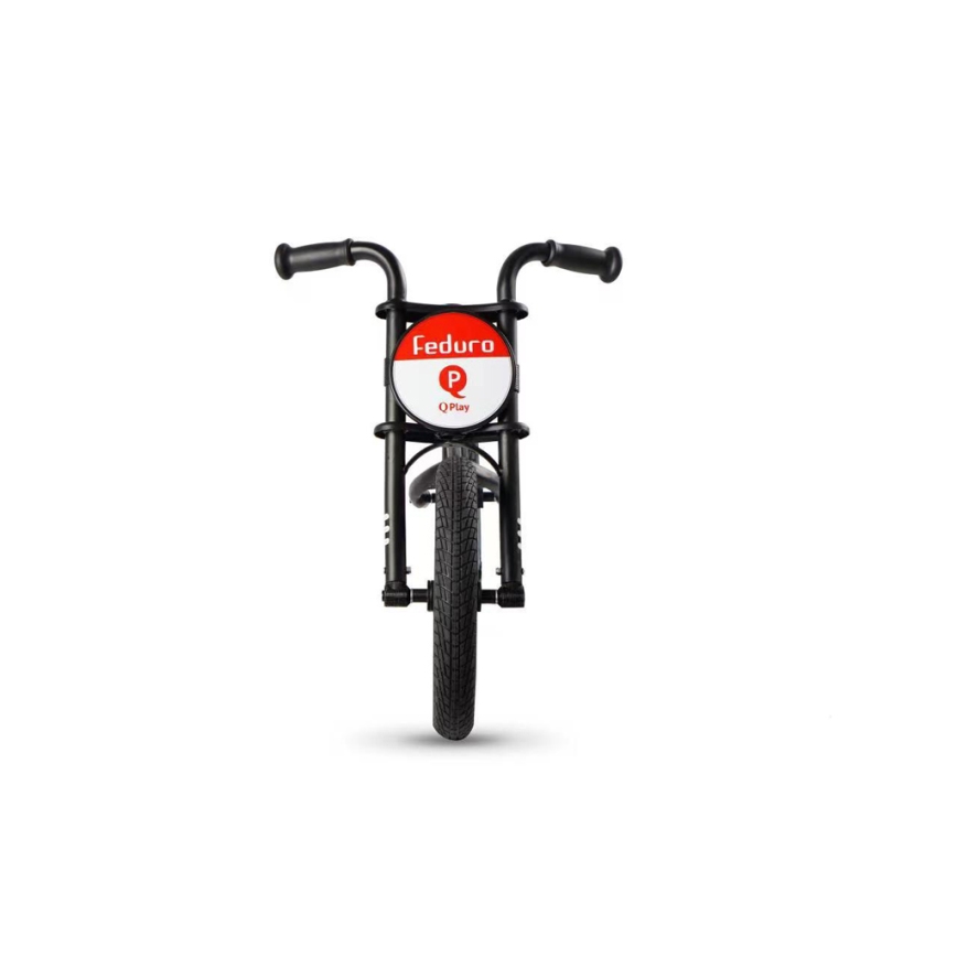 QPlay - Bicicleta de empurrar FEDURO preto/vermelho